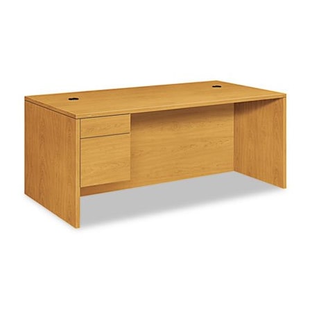 Hon HON, 10500 SERIES LARGE inLin OR inUin 3/4 HEIGHT PEDESTAL DESK, 72W X 36D X 29.5H, HARVEST 10586LCC